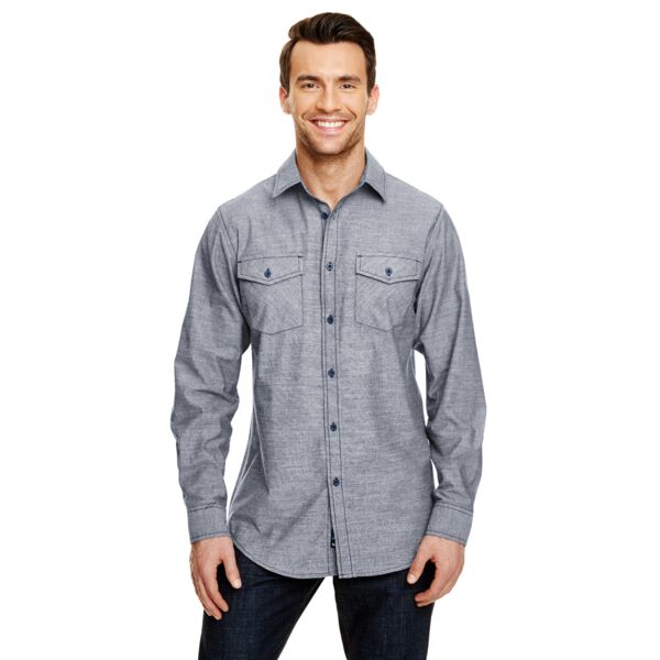 Men's Chambray Woven Shirt Thumbnail