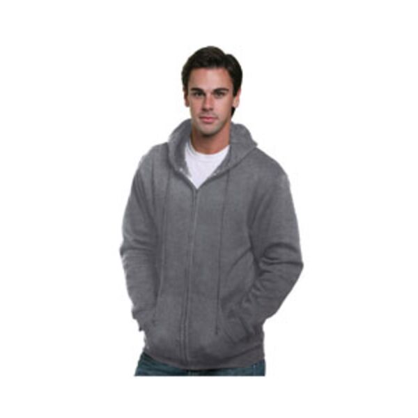 Adult USA Made Full-Zip Heavyweight Hooded Sweatshirt Thumbnail
