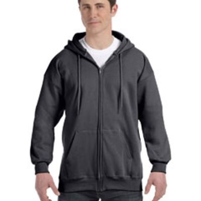 Adult Ultimate Cotton® Full-Zip Hooded Sweatshirt Thumbnail