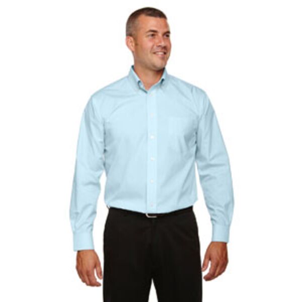 Men's Crown Collection® Solid Broadcloth Woven Shirt Thumbnail