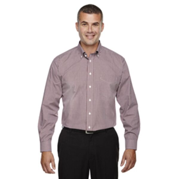 Men's Crown Collection® Gingham Check Woven Shirt Thumbnail