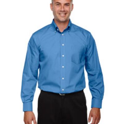 Men's Crown Collection® Tall Solid Broadcloth Woven Shirt Thumbnail