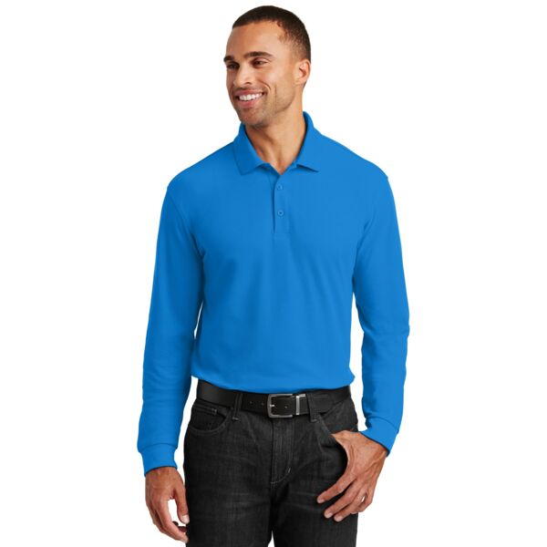 Long Sleeve Core Classic Pique Polo Thumbnail