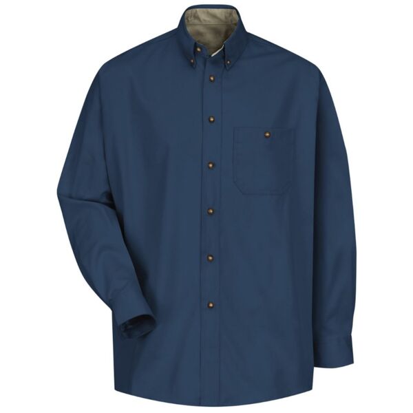 Men's Cotton Contrast Dress Shirt Thumbnail