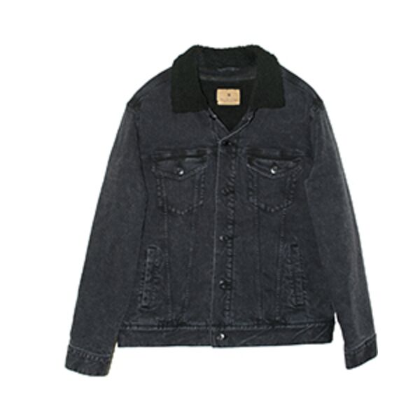 Unisex Sherpa-Lined Denim Jacket Thumbnail