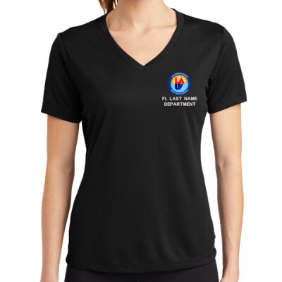 LAUSD Personalized Ladies V-Neck Shirt Thumbnail