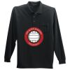 Long Sleeve Silk Touch Polo with Pocket Thumbnail