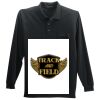 Long Sleeve Silk Touch Polo with Pocket Thumbnail