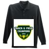 Long Sleeve Silk Touch Polo with Pocket Thumbnail