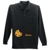 Long Sleeve Silk Touch Polo with Pocket Thumbnail