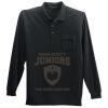 Long Sleeve Silk Touch Polo with Pocket Thumbnail
