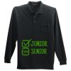 Long Sleeve Silk Touch Polo with Pocket Thumbnail