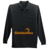 Long Sleeve Silk Touch Polo with Pocket Thumbnail