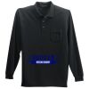 Long Sleeve Silk Touch Polo with Pocket Thumbnail
