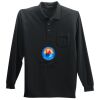 Long Sleeve Silk Touch Polo with Pocket Thumbnail