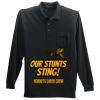 Long Sleeve Silk Touch Polo with Pocket Thumbnail