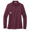 Women's Silk Touch Long Sleeve Polo Thumbnail