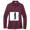 Women's Silk Touch Long Sleeve Polo Thumbnail